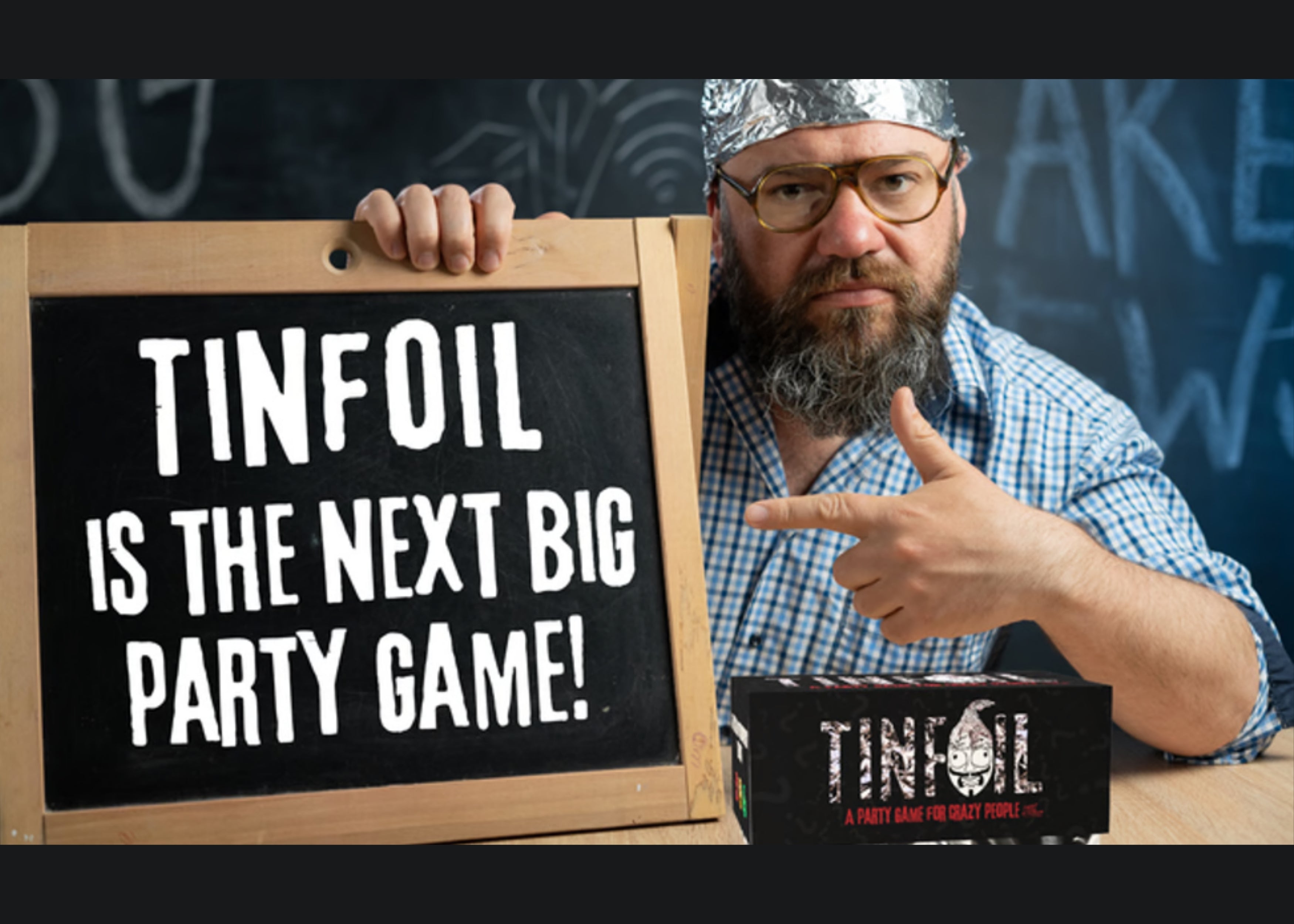 Load video: Tinfoil conspiracy card game video